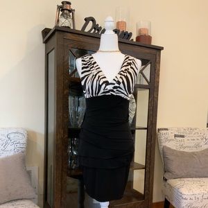 Blk/Wht cocktail dress